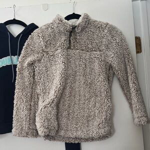 C&C California Kids Tan Sherpa Hoodie